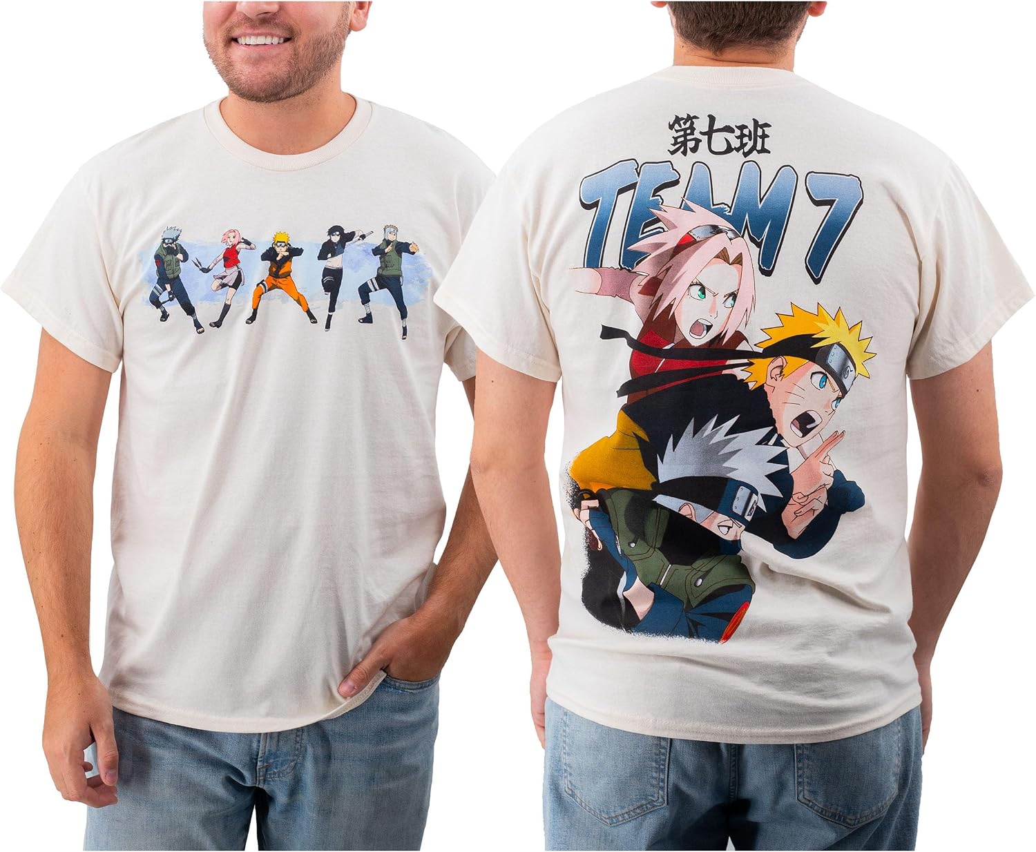 Ripple Junction Naruto Shippuden Anime Collection Men's Graphic T-Shirt Officially Licensed