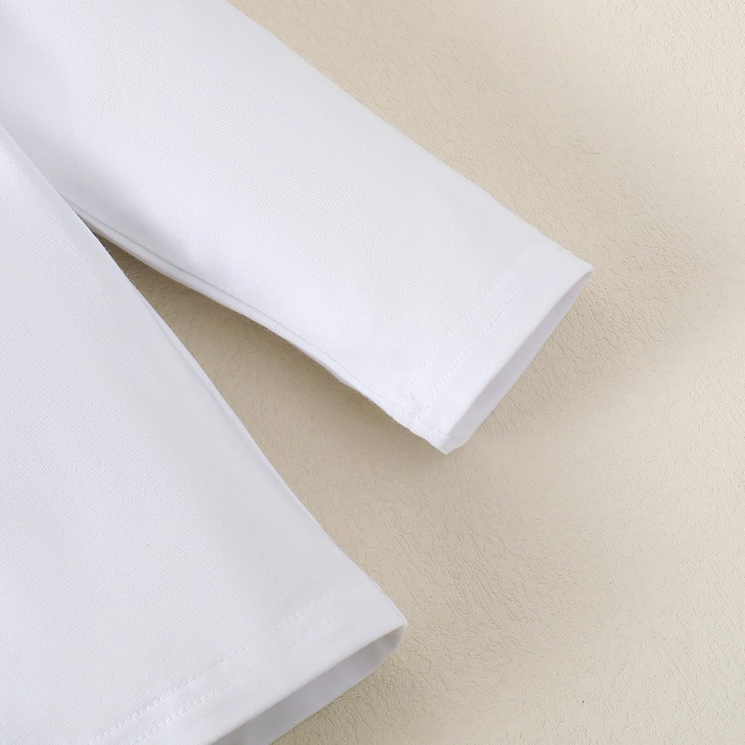 Magic Park 1-10Y Baby Girls Long Sleeve Ruffle T Shirt Toddlers Solid Color Tee Kids Casual Top Spring Fall Winter Blouse - Image 5