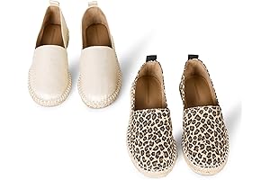 Women's Espadrille Flats: A Pack of Two Sun-Soaked Charms
