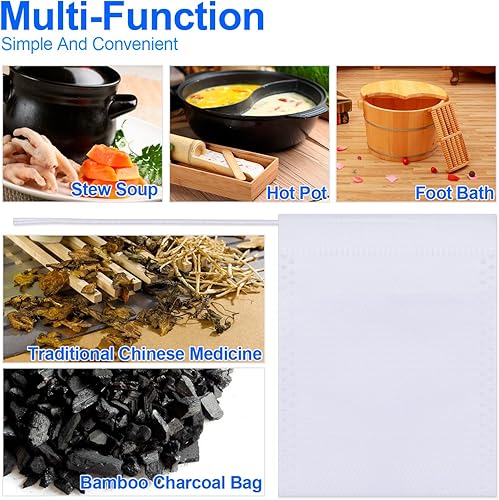 Miniatura 7 de Bolsas de té vacías desechables bolsas de filtro para té suelto 300 unidades