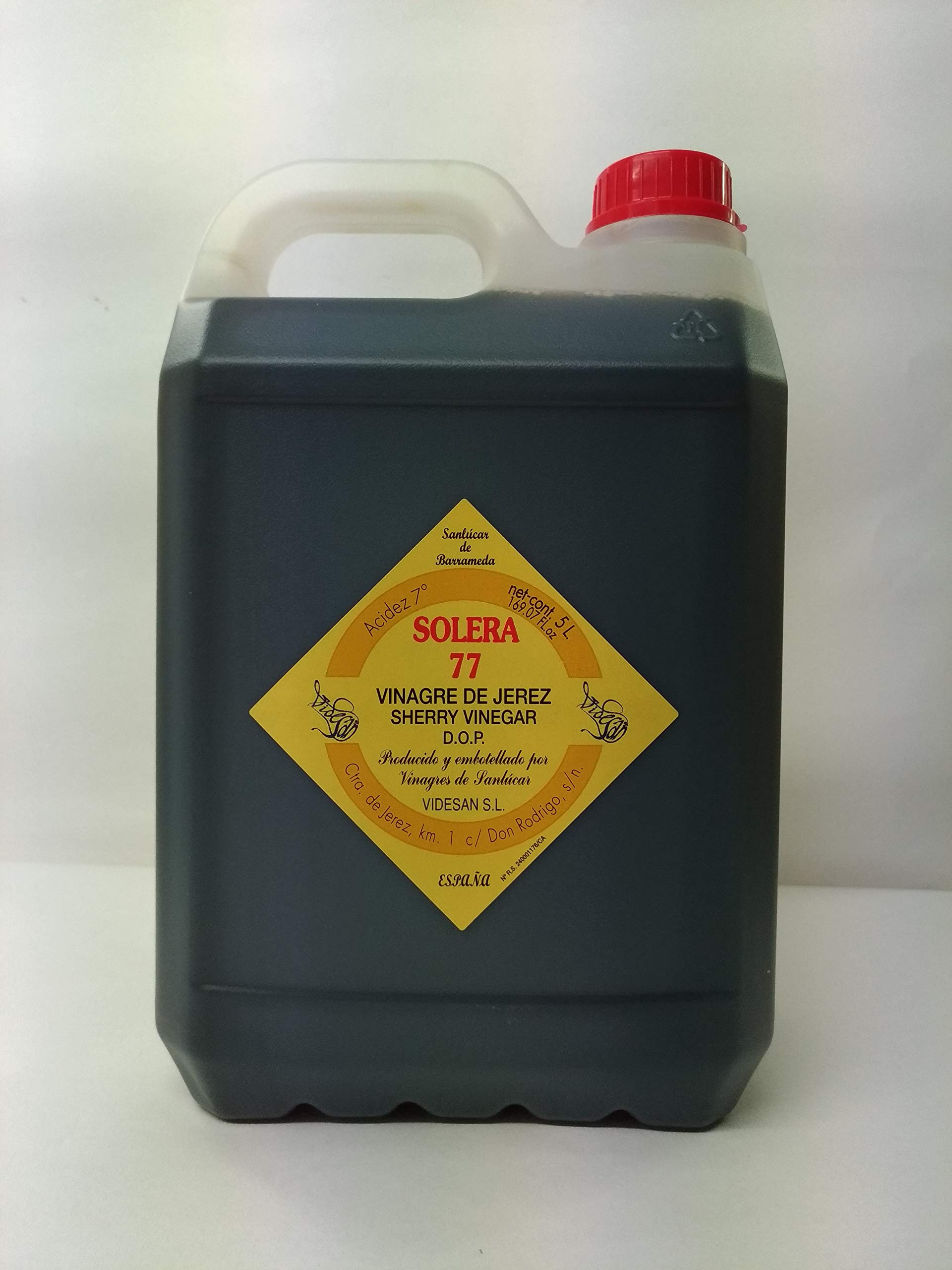 SOLERA Sherry Vinegar DOP Jerez Catering Size 5L Premium Quality