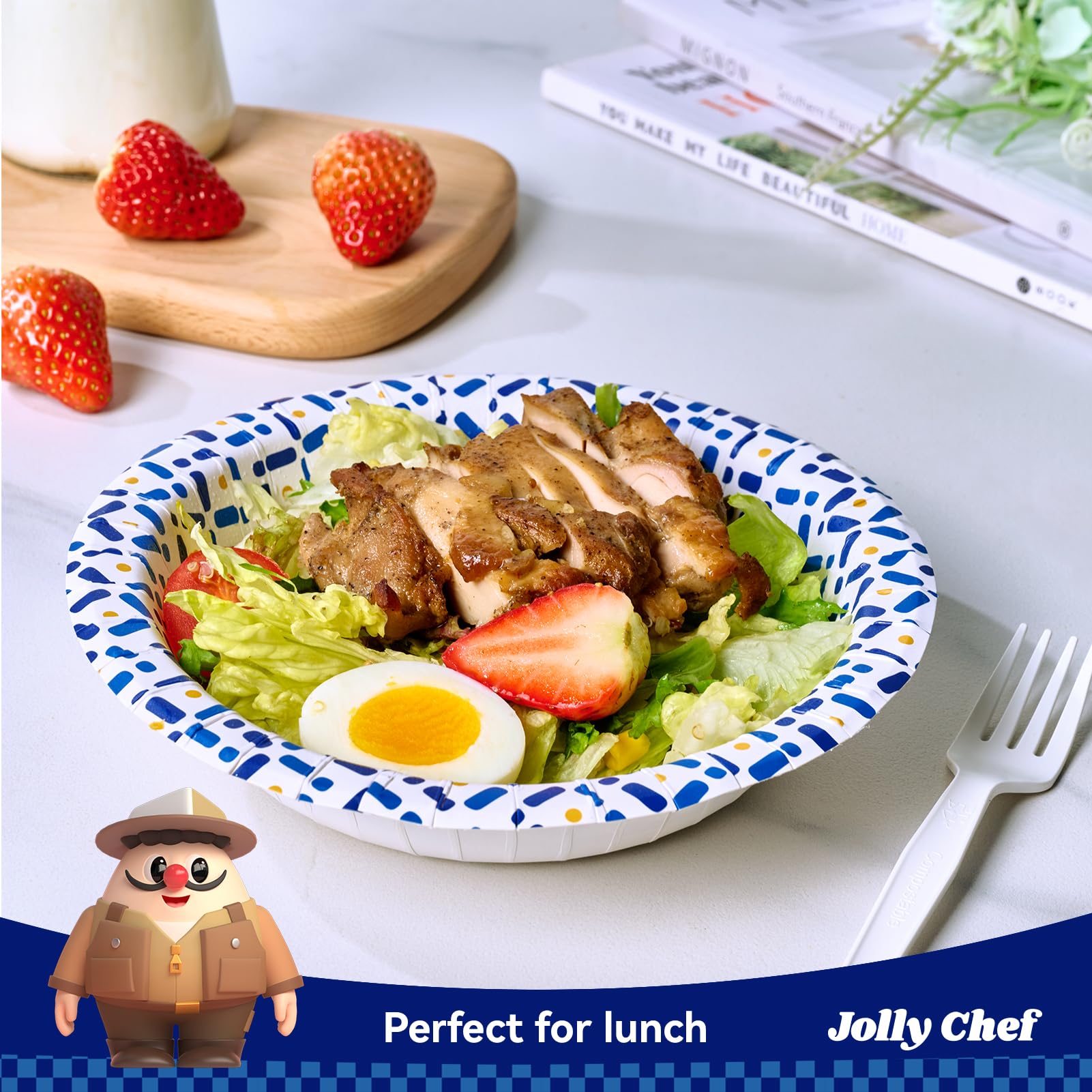 JOLLY CHEF Paper Bowls - 200 Count -7 JOLLY CHEF Paper Bowls - 200 Count -7