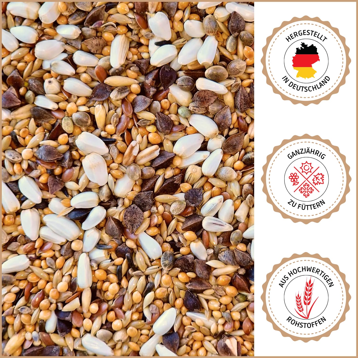 Supravit Vogelfutter Großsittiche Spezial 25kg - leicht bekömmliches Sittich Futter ohne Sonnenblumenkerne I schmackhaftes Alleinfutter für Ziervögel & Papageien