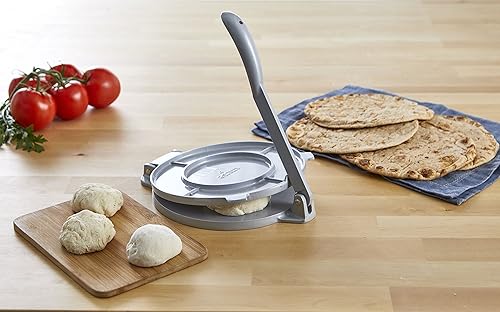 Miniatura 4 de IMUSA MEXI-86005 - Prensa de tortilla de aluminio fácil de usar color plateado