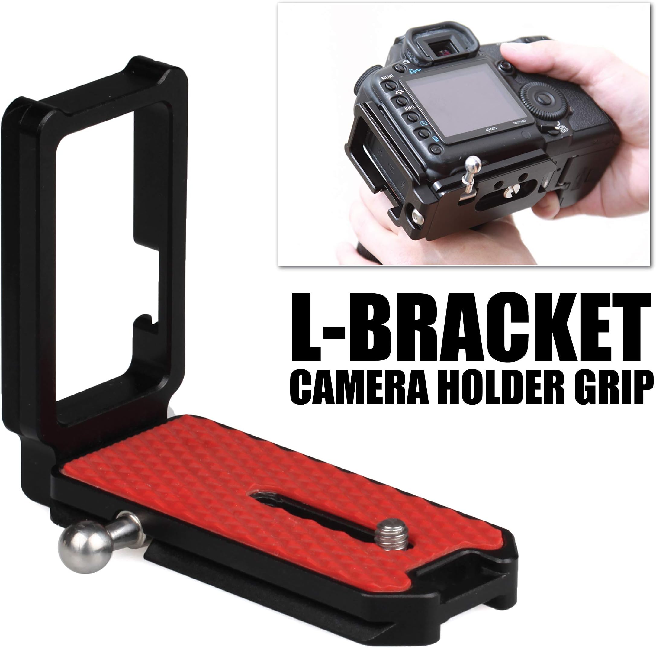L Bracket for Camera & Tripod Head, Arca Swiss Compatible by CarrySpeed