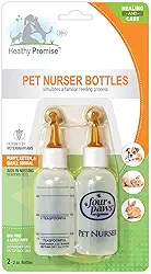 Four Paws Mamadeira de amamentação para animais de estimação para gatinhos e filhotes, 60 ml.