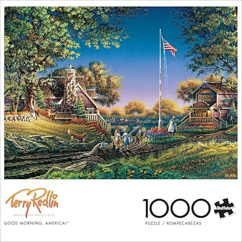 Miniatura 3 de Buffalo Games - Terry Redlin - Good Morning, America! - Rompecabezas de 1000 piezas para adultos, rompecabezas desafiante perfecto para noches de