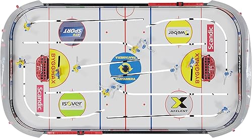 Miniatura 3 de STIGA Table-Top Rod Hockey Game Play Off 21  Classic Ice Hockey Action with Enhanced Features, Easy Assembly, Includes 2 Pucks  Fun for All Ages