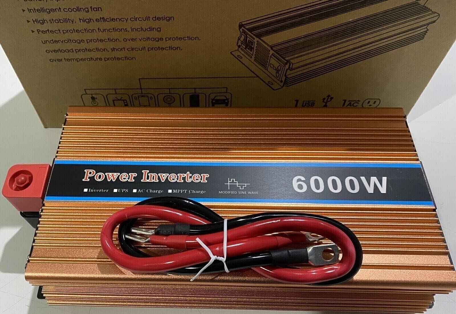 KIT FOTOVOLTAICO 3kW PANNELLO 3x 200W INVERTER 6000W REGOLATORE 60A BATTERIA GEL 100ah