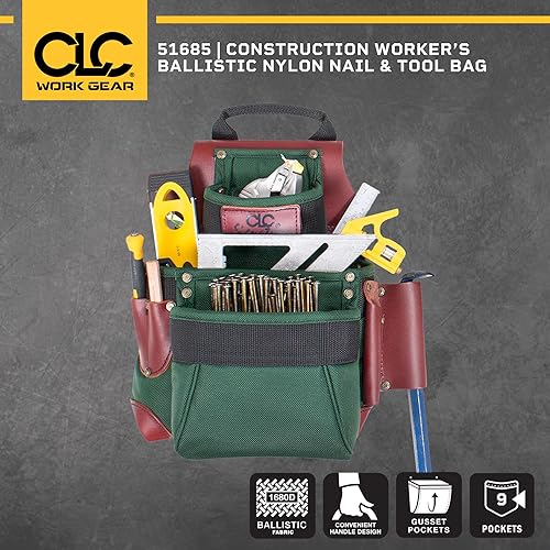 Miniatura 3 de 51685 Signature Elite Bolsa de nailon balístico para uñas y herramientas, 7 bolsillos