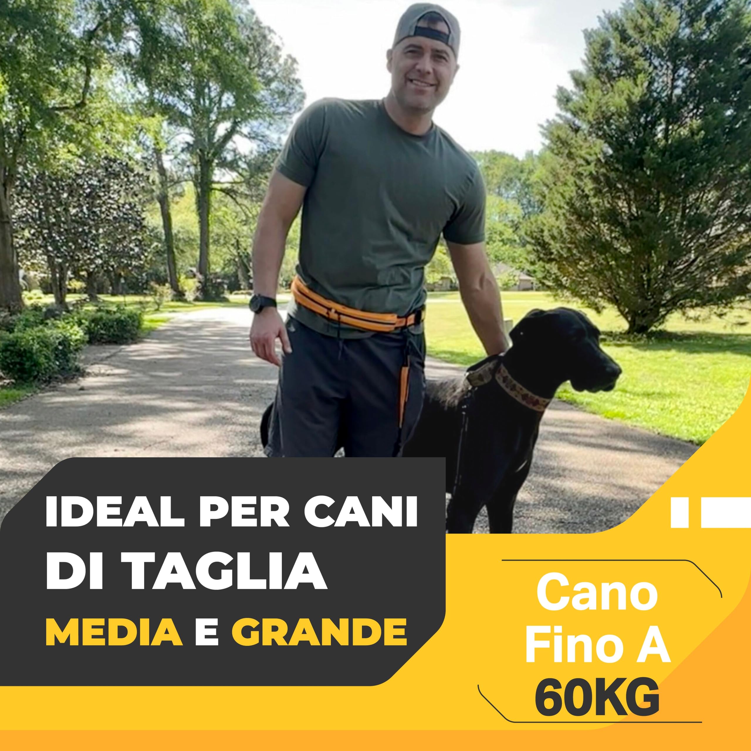 Guinzaglio rotondo per cani, 10 m, impermeabile, con cinturino da polso