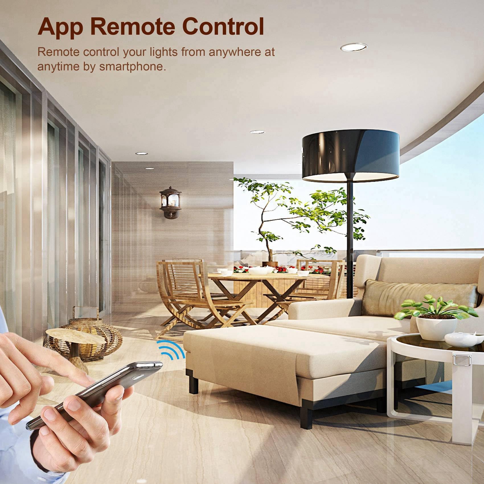 2X Tuya Wifi Smart Dimmer Switch Modulo 10A Supporto Controllo un 2 Vie 1 Gang Compatibile per Home Smart Life App