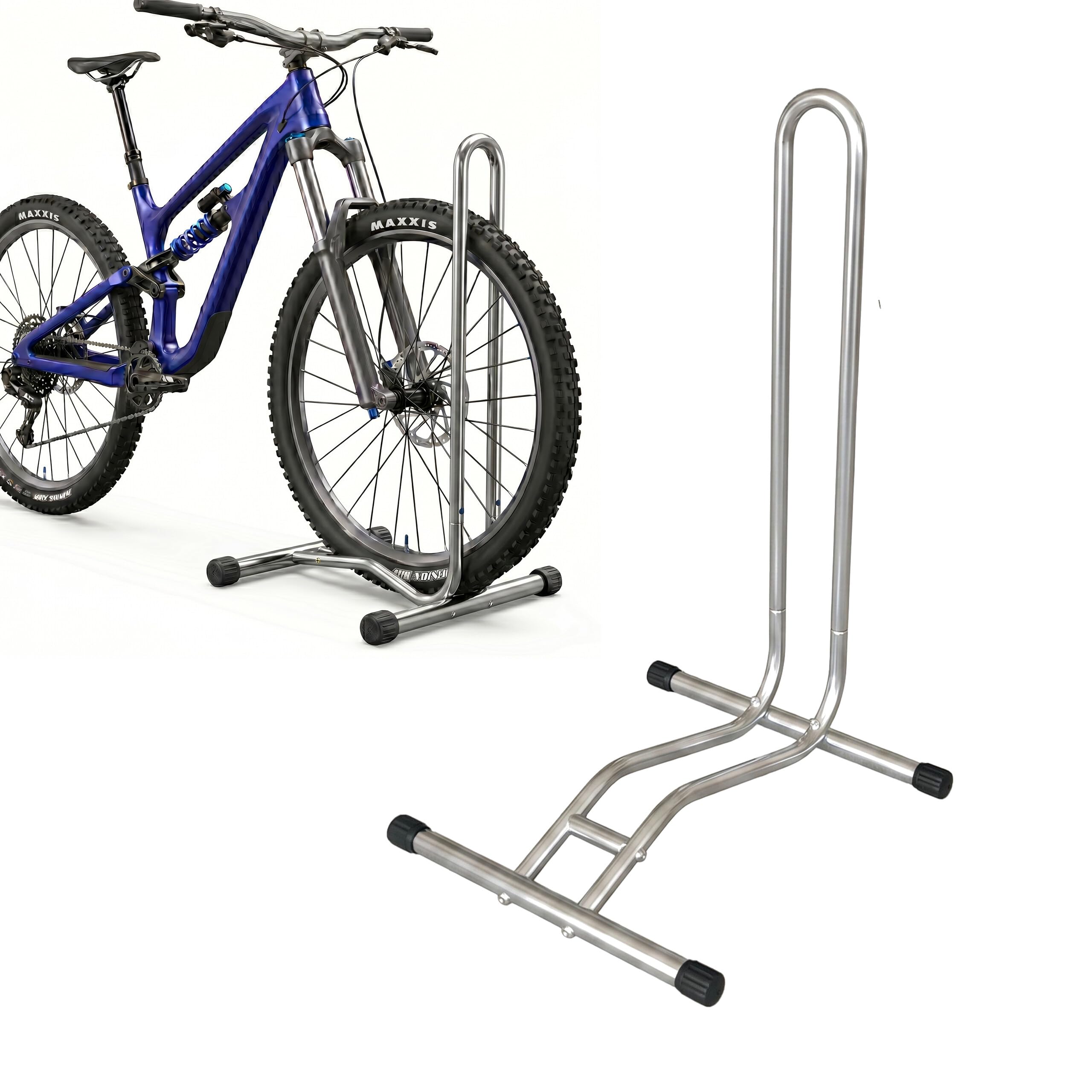 mountainbike reifenbreite cm Relaxdays Fahrradständer, 29 Zoll, bis 6,5 cm, Vorder- & Hinterrad, Boden, 1 Fahrrad, Radhalter, Silber Sport & Freizeit Size:Small (12.5