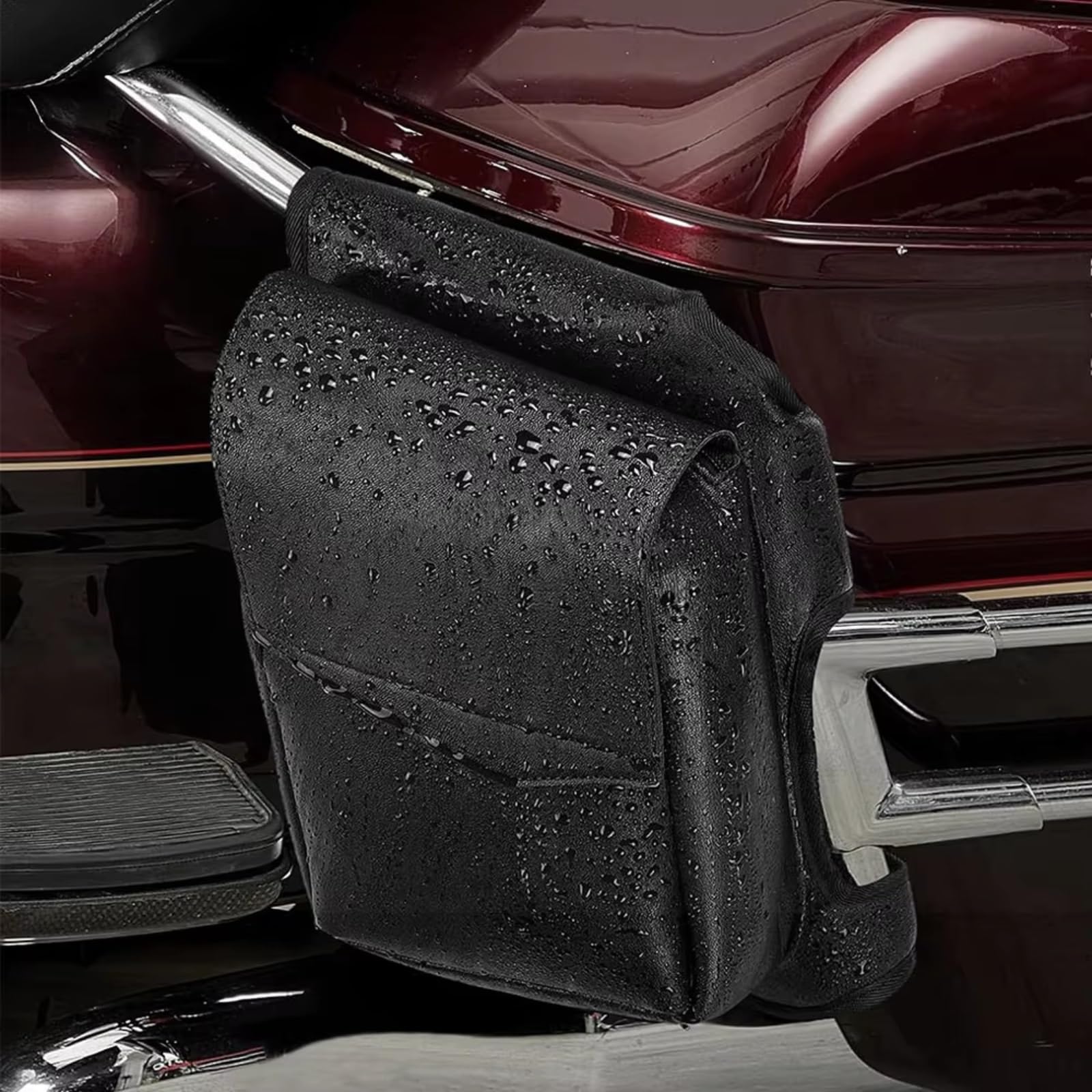 Motorradtasche Für Touring Für Road Für King Für Road Für Glide Für Electra Für Glide Motorrad-Satteltasche Mit Wasserflaschenhalter Packtasche Aufbewahrungstaschen