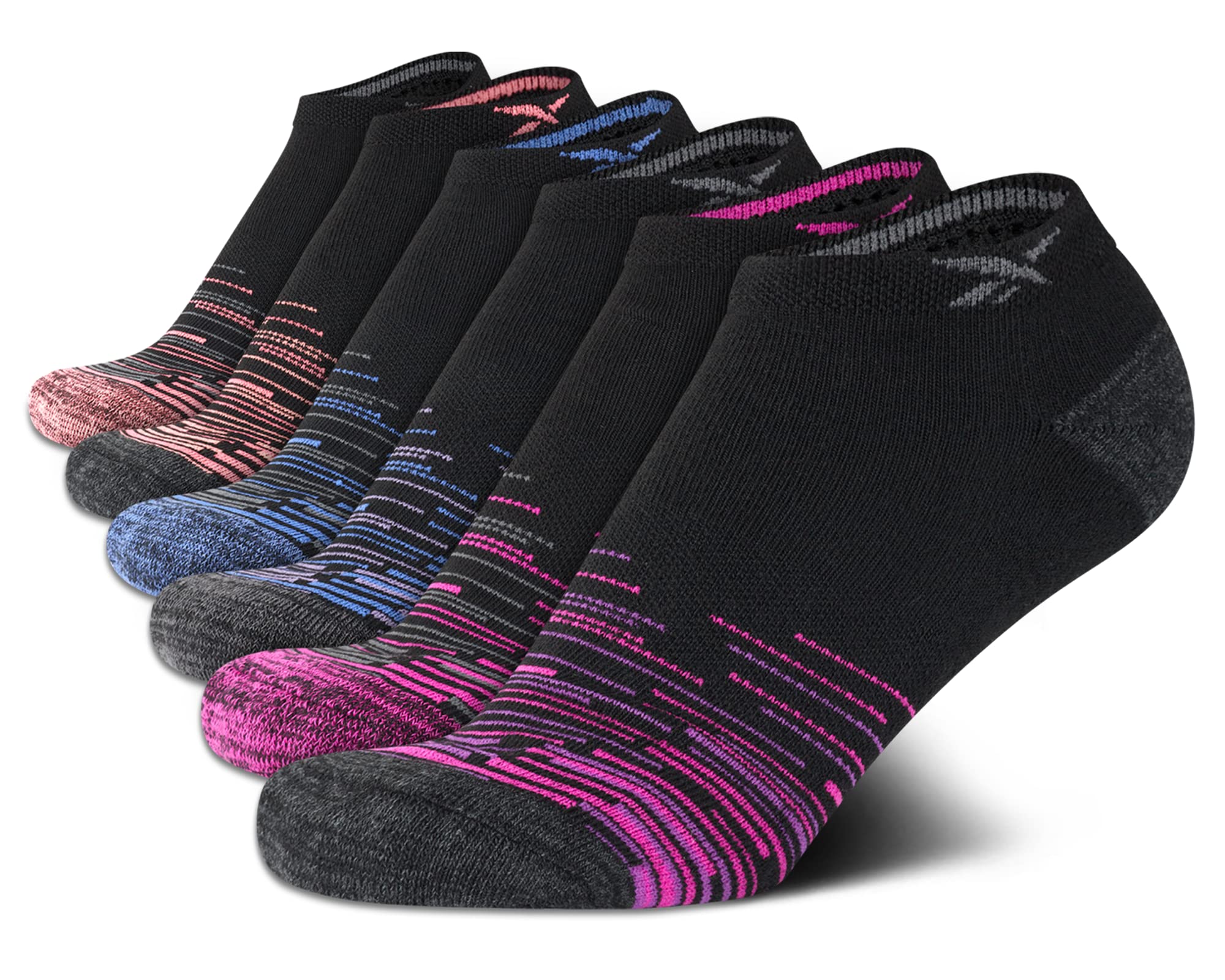 Women's Low Cut Socks - 6 Pack Soft Cushioned Athletic No Show Socks - Breathable Sports Socks for Women (Size: 4-10)