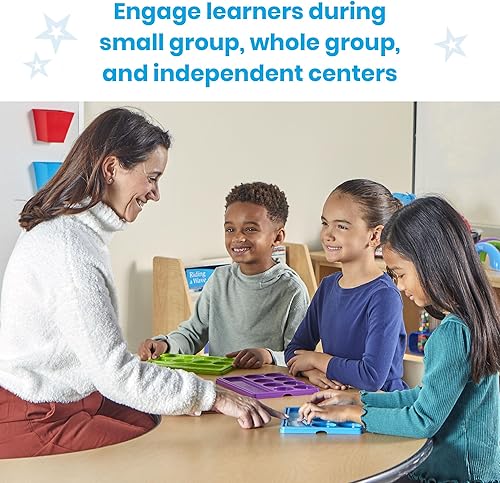 Miniatura 5 de hand2mind Bandejas de segmentación de sonido Little Minds at Work de Tara West conciencia fonémica manipuladores de ciencia de lectura cajas de