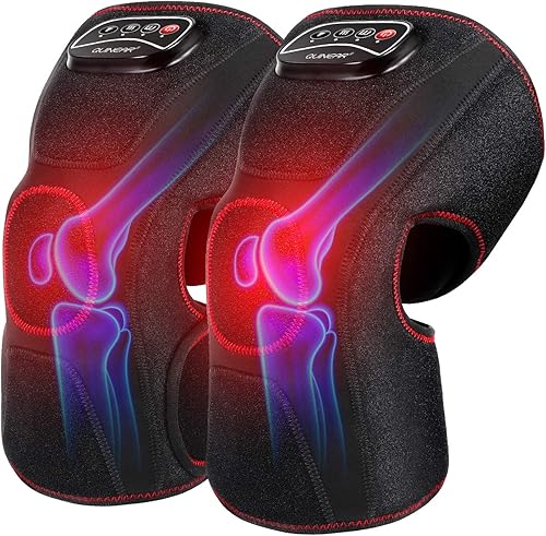 QUINEAR knee heating pad with adjustable air compression