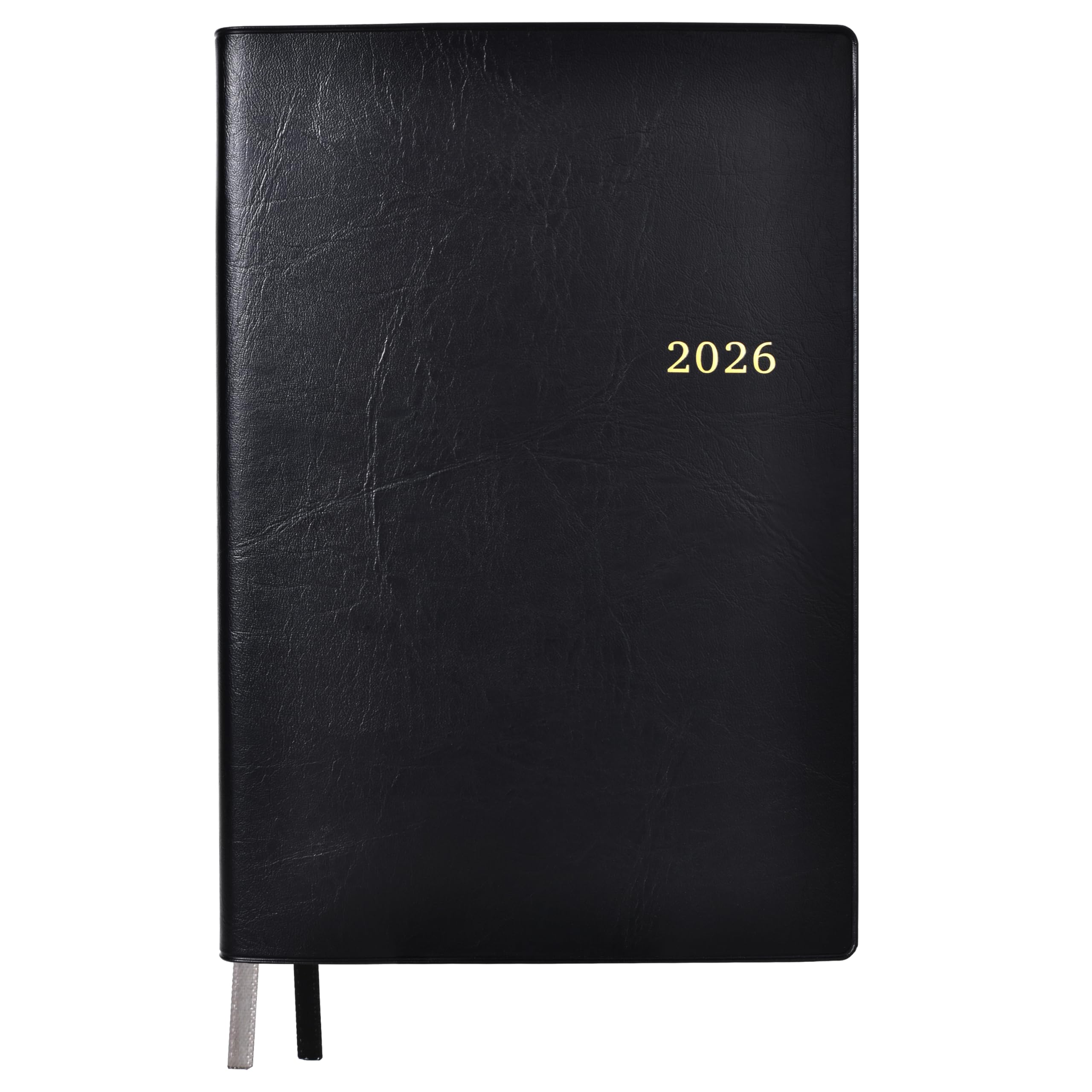 Amazon.co.jp: 手帳 2026年 A5 ウィークリー スケジュール帳 黒 PVC