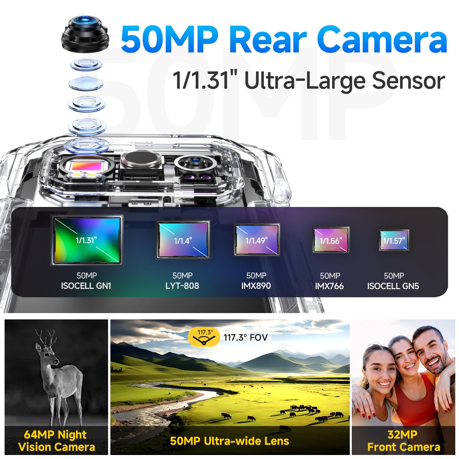 Ulefone Armor 27 Pro 5G Téléphone Portable Incassable, 6,78" FHD+ 120 Hz, Android 14, 24Go+256Go, 64MP Caméra Vision Nocturne, 10600mAh Smartphone Incassable 5G-WiFi/GPS/NFC/OTG