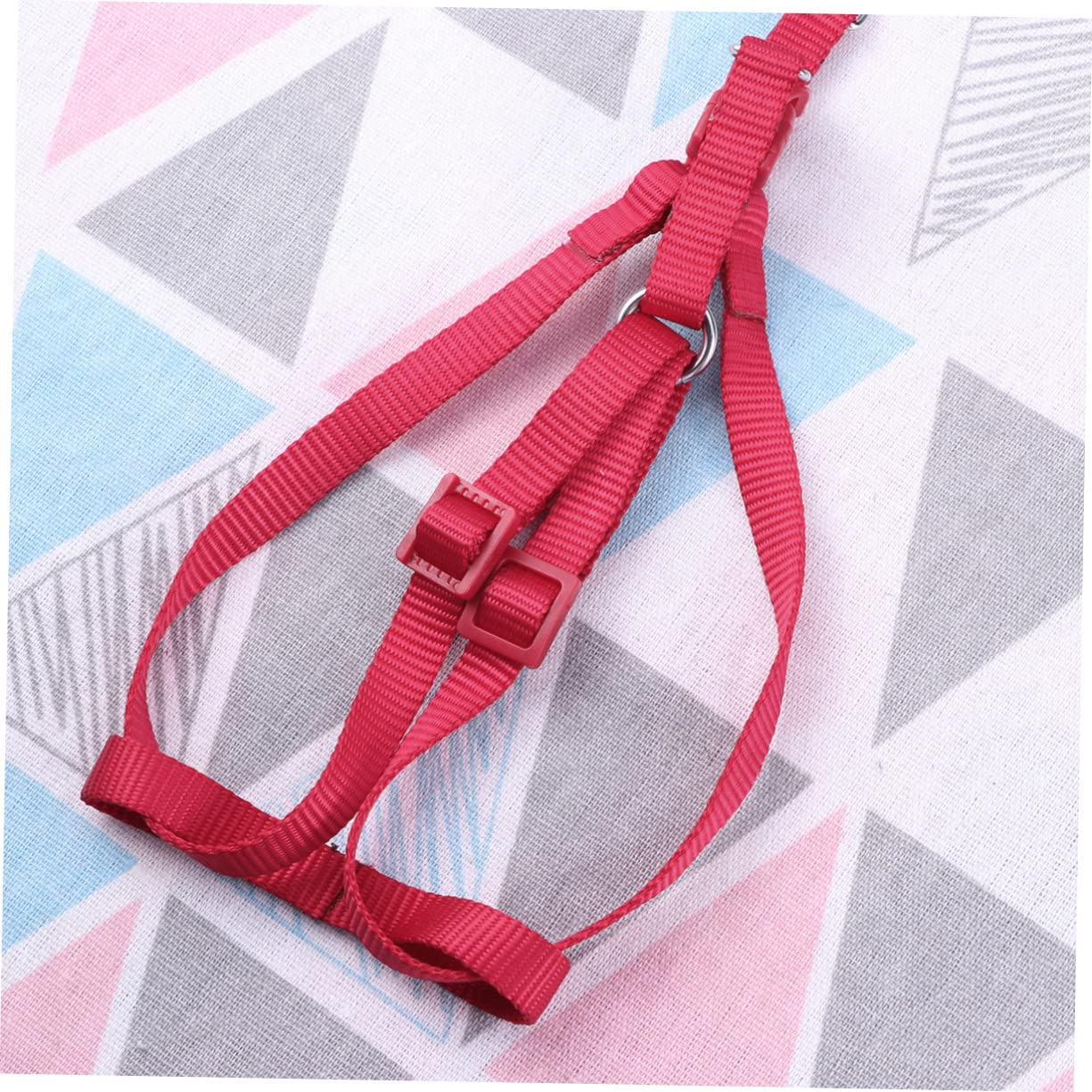 BESTonZON Adjustable Red Parrot Harness with Leash Durable Bird Leash for Outdoor Walking Easy Installation Suitable for Birds for Training and Daily Use