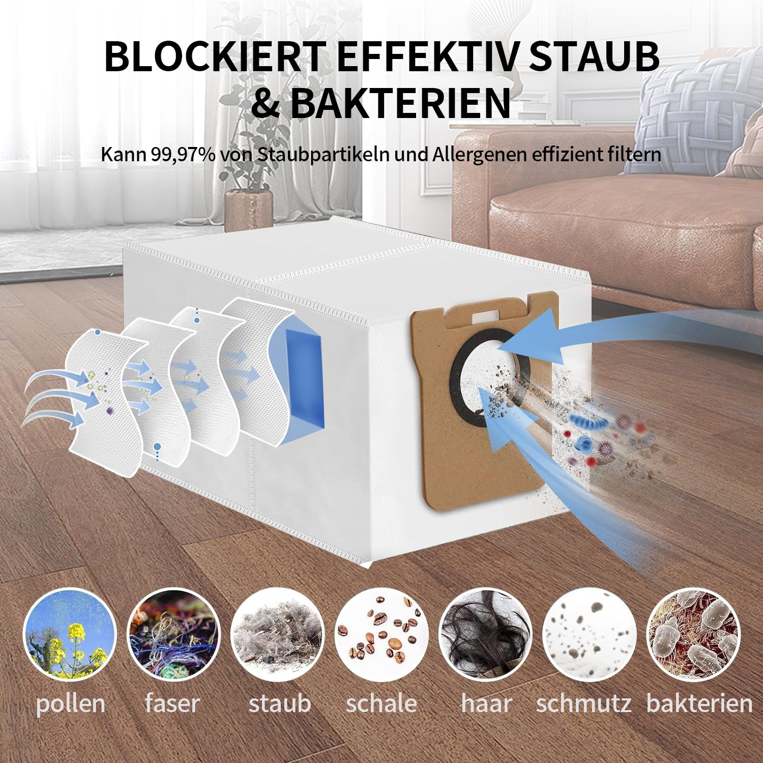 Kit De Pièces De Rechange Pour Robot Aspirateur Dreame D20 Plus - 4 Brosses Latérales, 4 Filtres, 4 Chiffons, 1 Brosse De Nettoyage