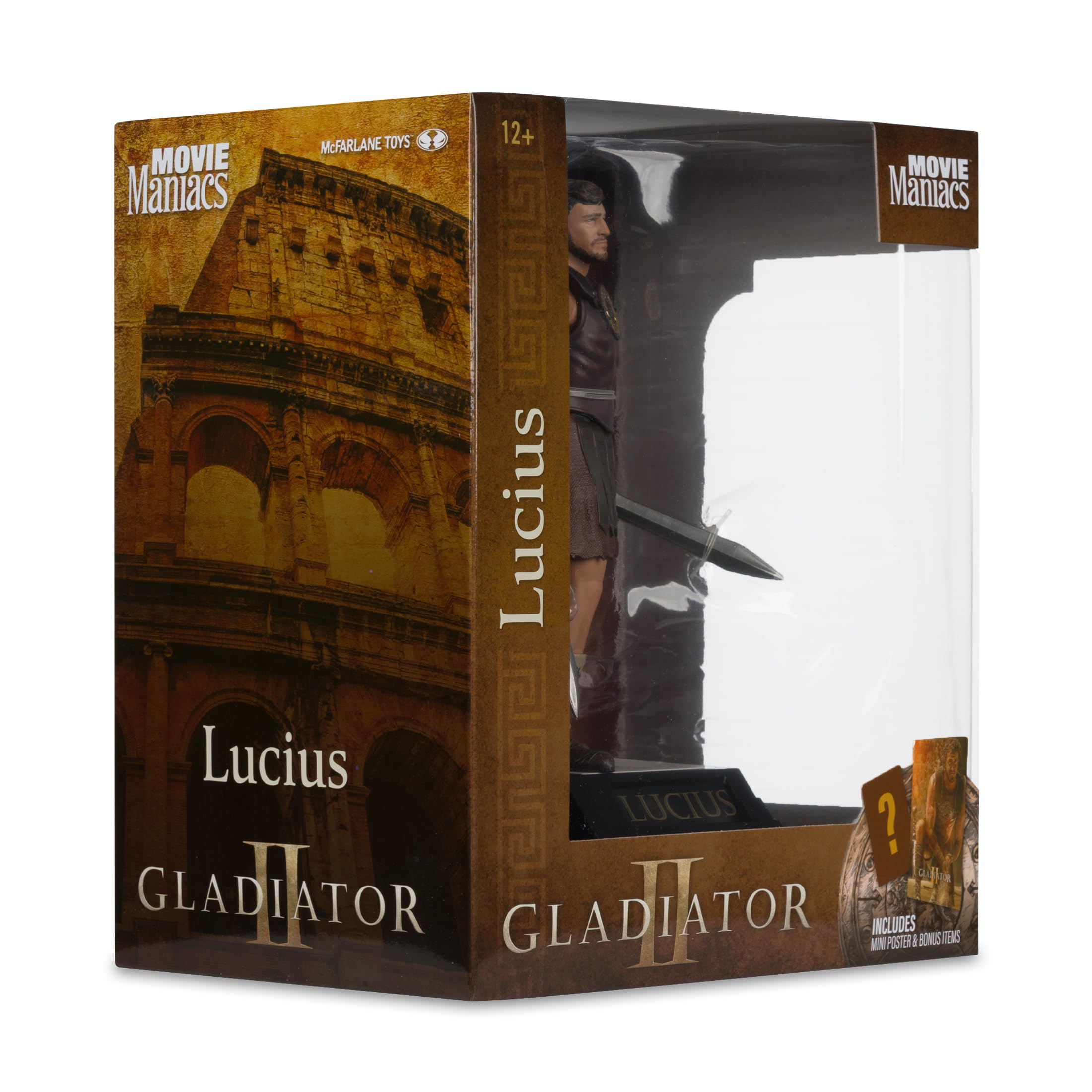McFarlane Lucius (Gladiador II) Figura de Juguete Posada de 6 Pulgadas