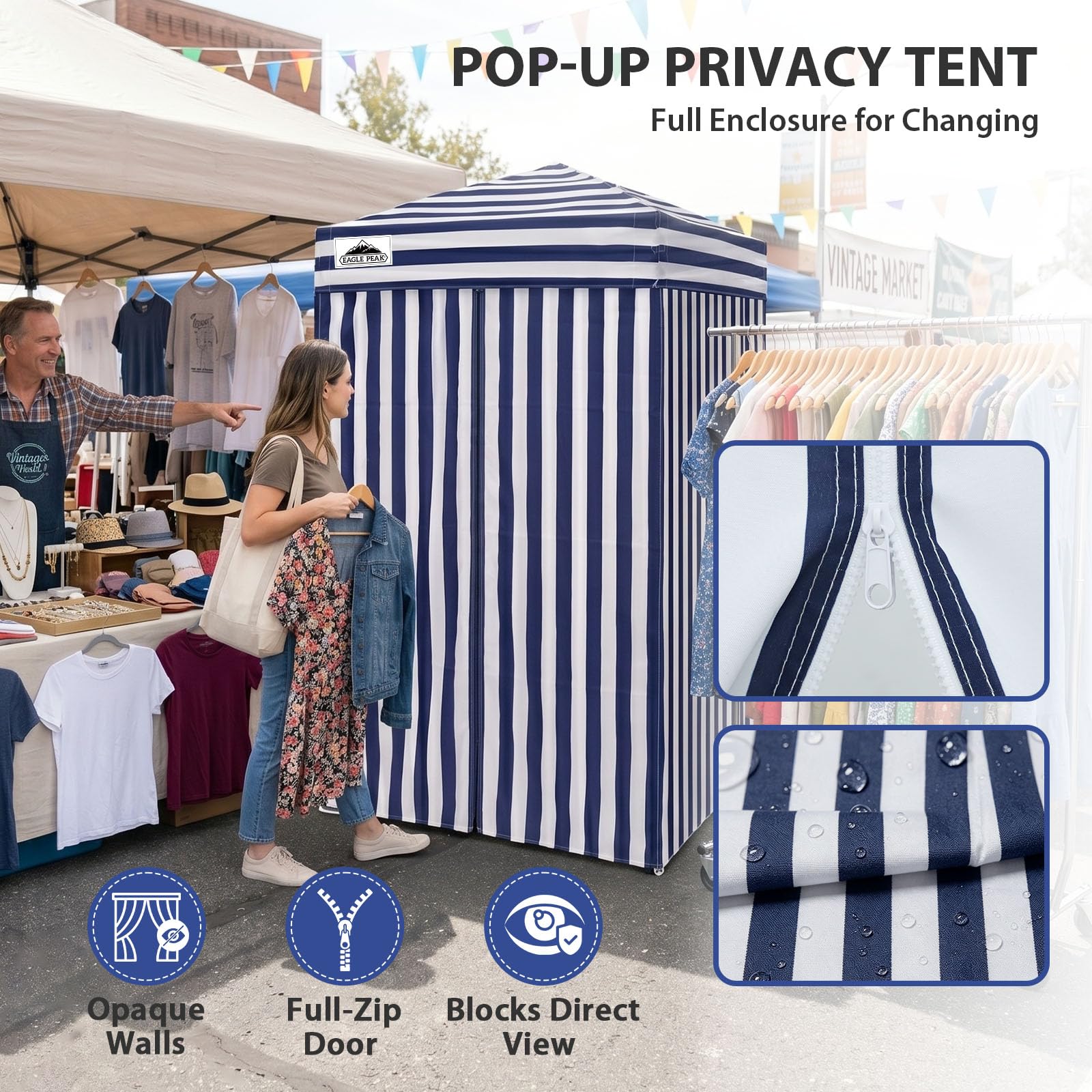 EAGLE PEAK Toldo Plegable Plegable Ultra Compacto Flex
