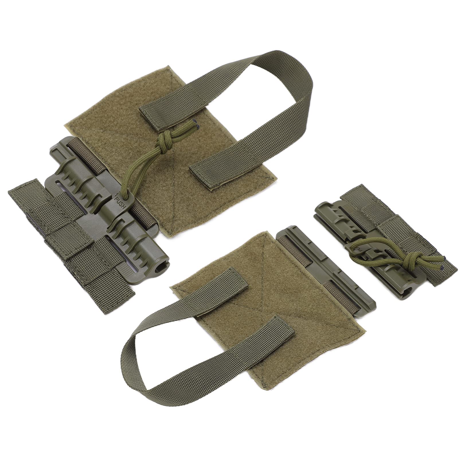 Set di Fibbia a Sgancio Rapido, 2 pezzi Fibbia di Rimozione Kit Sistema di Sgancio Rapido Portatile in Nylon per Esterni Gilet Tattico Escursionismo Trekking Sportive Camping