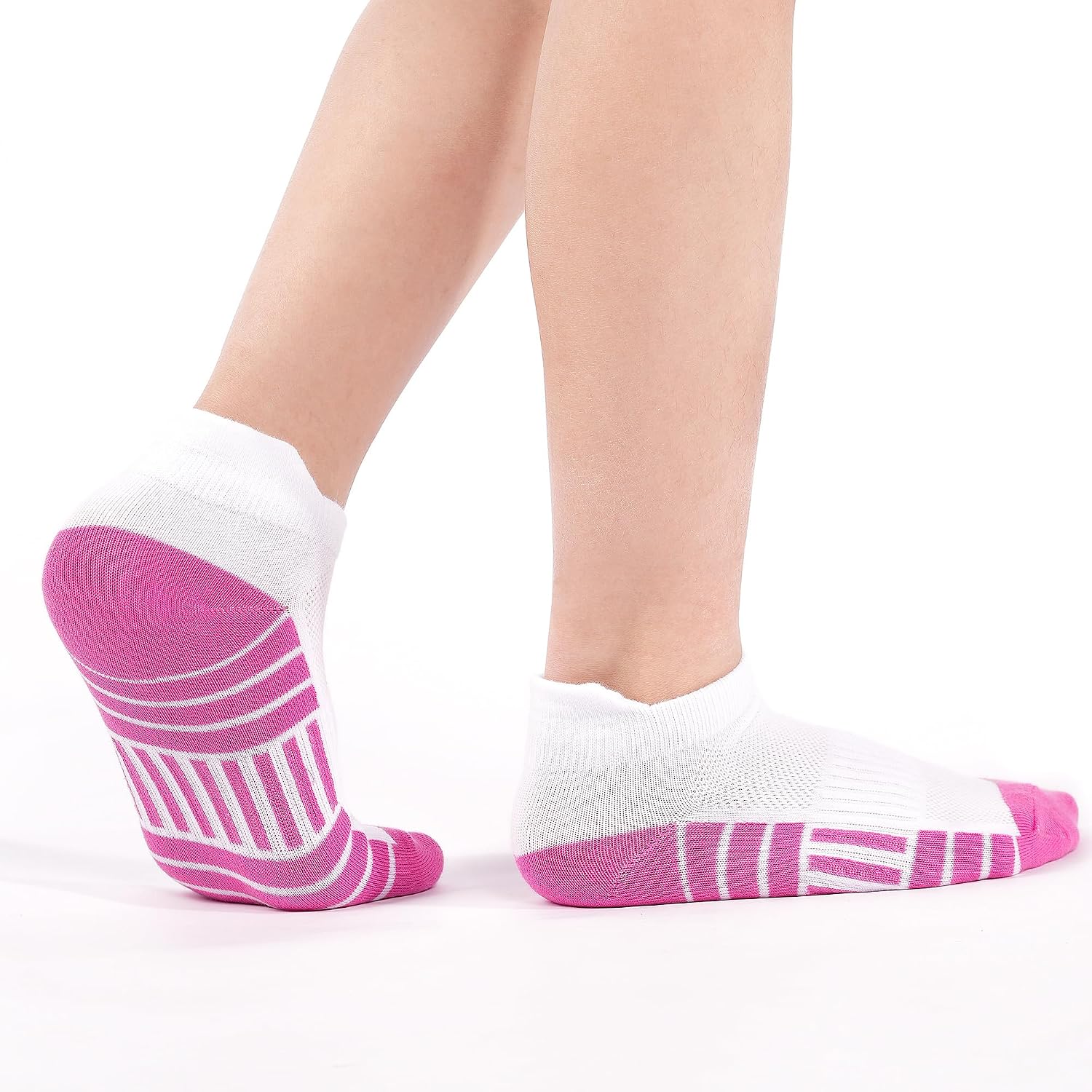 ZERULETS Kids Socks 12 Pairs Toddler Ankle Athletic Socks with Tab 1-14 Years