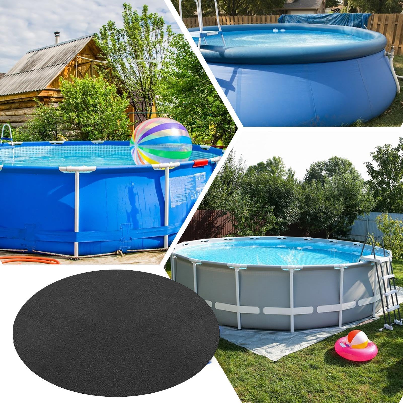 Almohadilla liner piscina Almohadilla Protectora Resistente y Engrosada | Revestimiento de Piscina sobre Suelo En exterior suelo deck patio lago verano slide sótano niños mascotas