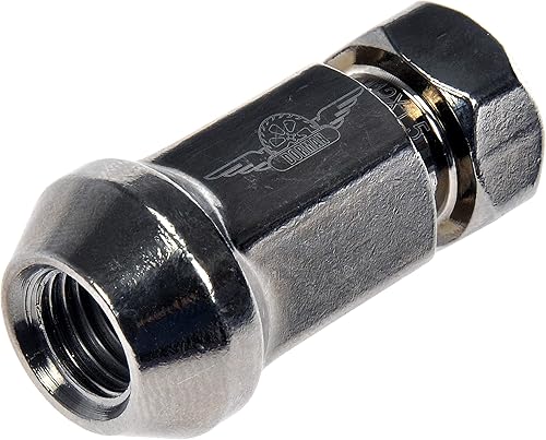 Dorman 712-345M Tuerca de rueda M12-1.50 Racing Style compatible con modelos seleccionados, paquete de 20