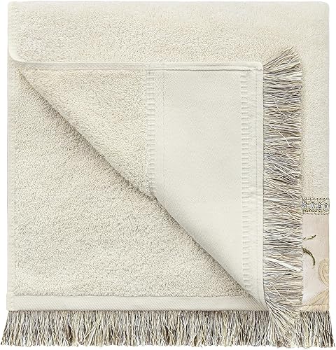 Miniatura 4 de Loom and Mill Juego de toallas de baño de algodón de terciopelo de lujo, 3 piezas, 1 toalla de baño, 1 toalla de mano, 1 paño de lavado, juego de