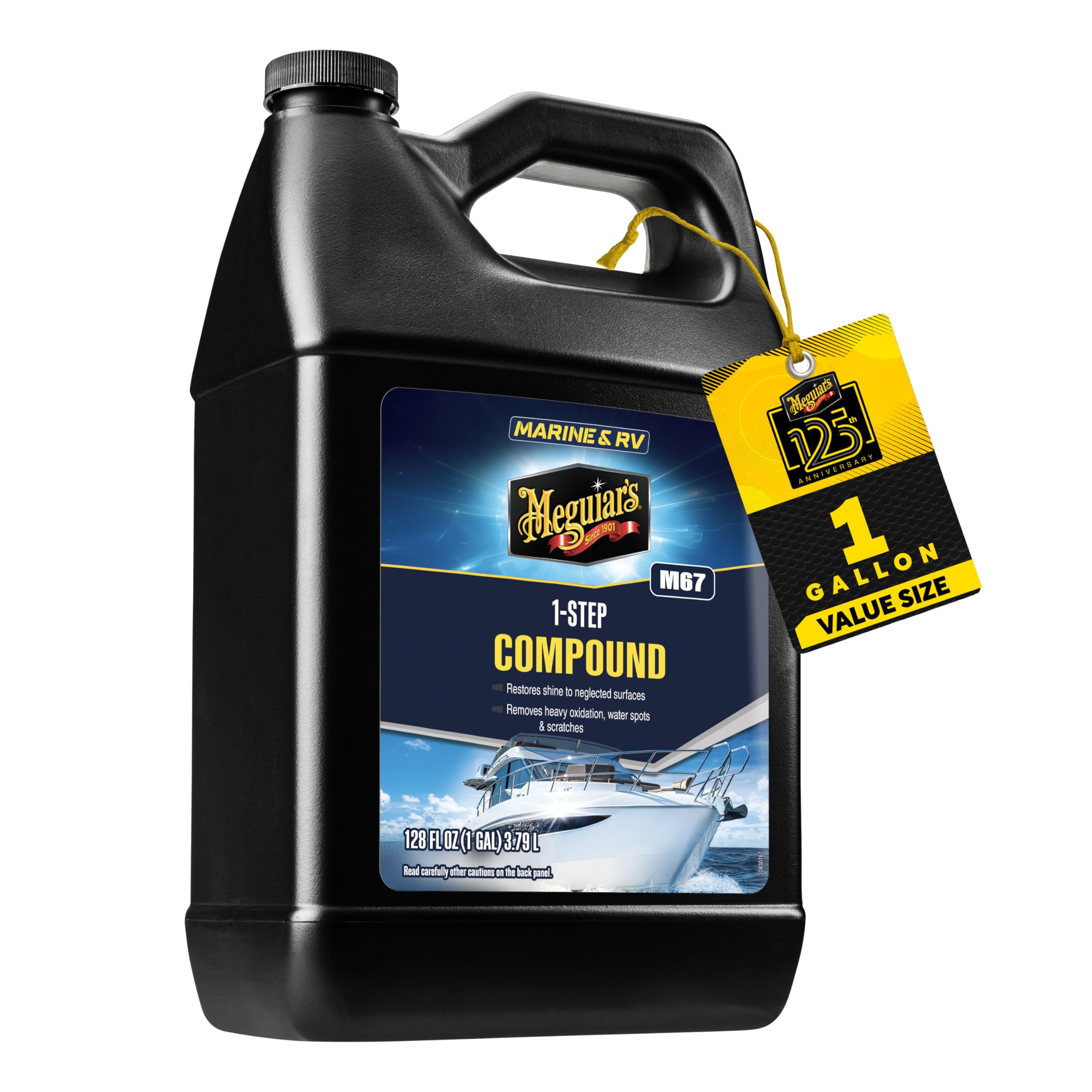 Meguiar's M6701 One Step Compound - 1 Gallon, Blue