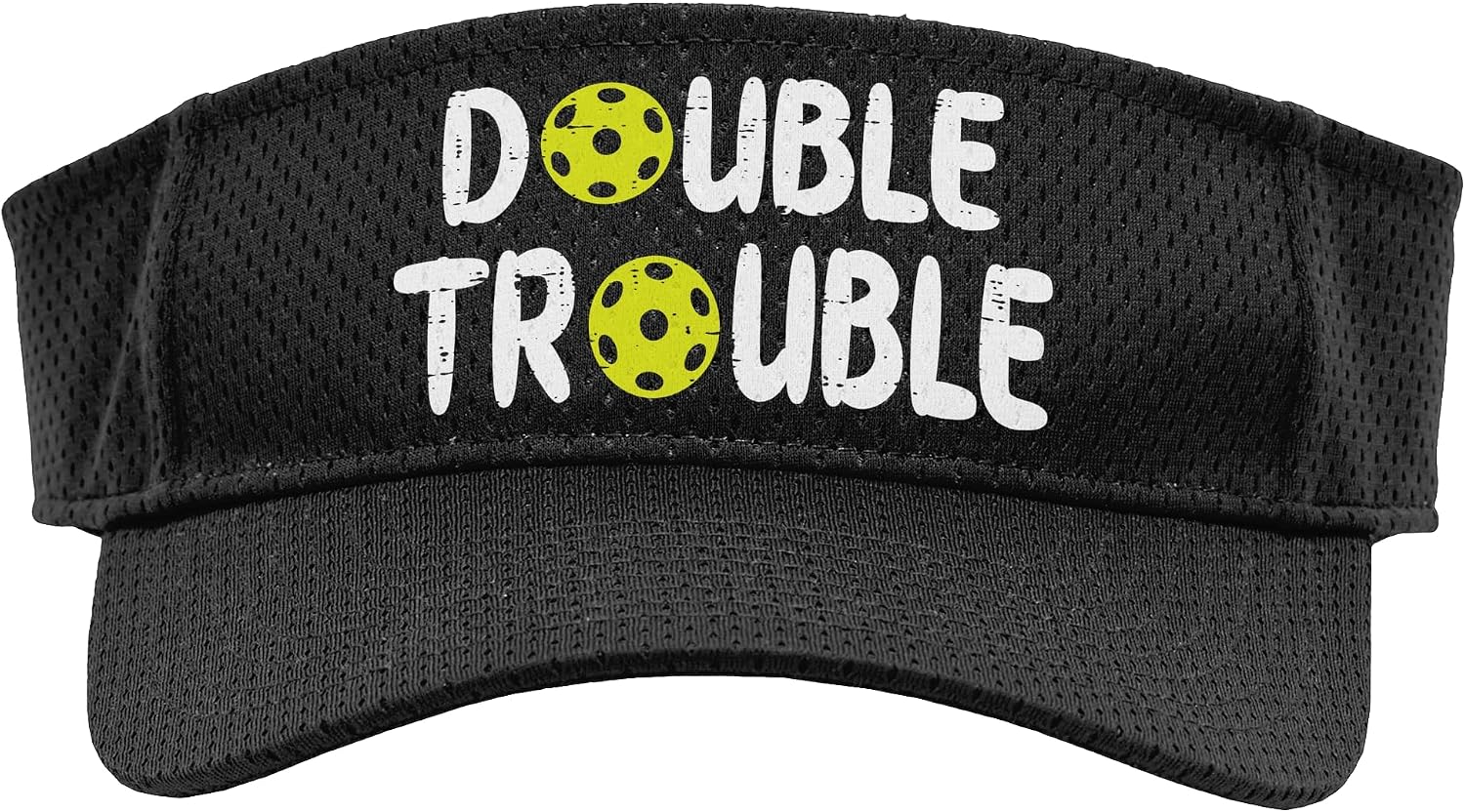Double Pickleball Trouble Pickle Ball Matching Men Women Kid Sport Sun Visor