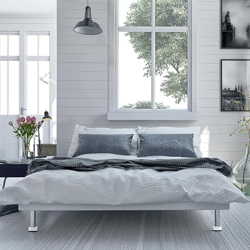 Miniatura 4 de Elevadores de cama ajustables para muebles, elevadores de patas de escritorio de 1.38 pulgadas, apilables, resistentes, bloques de elevación de cama