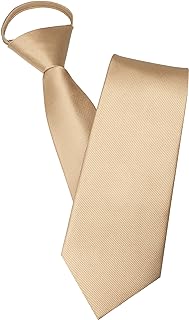 3.15“Solid Color Pre-tied Adjustable Necktie for Business and Wedding