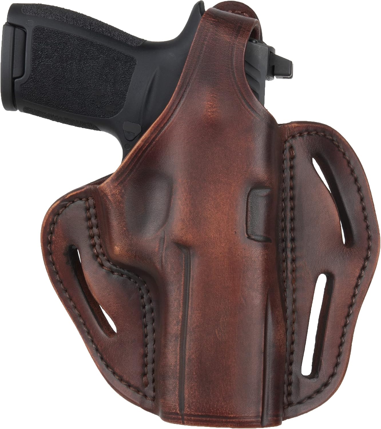1791 GUNLEATHER Sig P320 Thumb Break Holster - Right Handed OWB Leather Gun Holster - Fits Sig Sauer P220, P227, P320 and Ruger Security-9