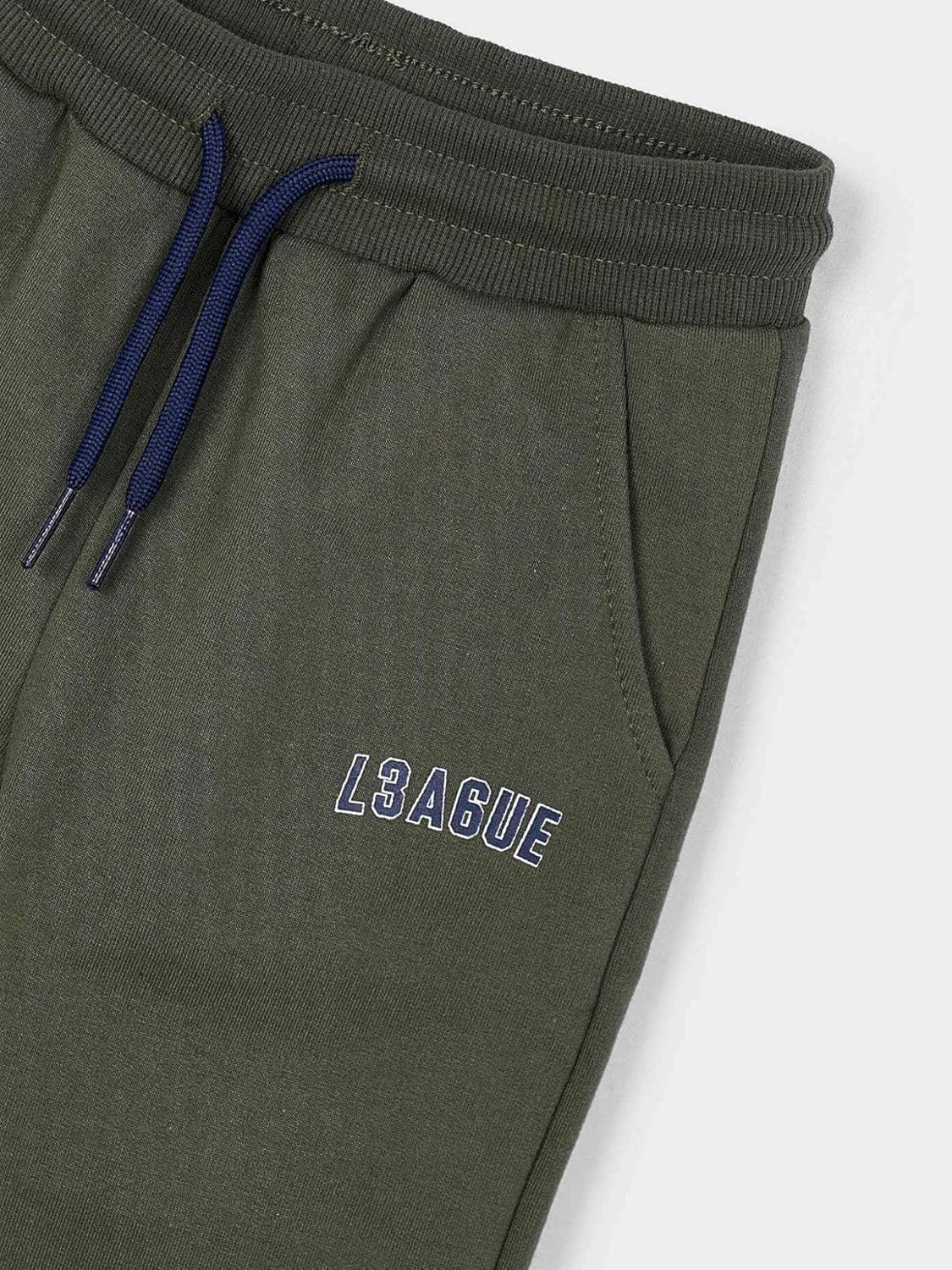 Mayoral Basic plush 2 pants tracksuit for Boys Olive