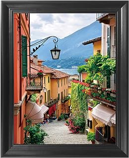Amalfi Coast Italy 3D Poster Wall Art Decor Framed Print | 12x16 inches | Lenticular Posters & Pictures
