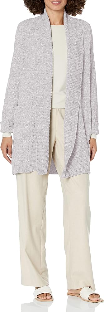 N Natori Aura-Heather Rib Cardigan 