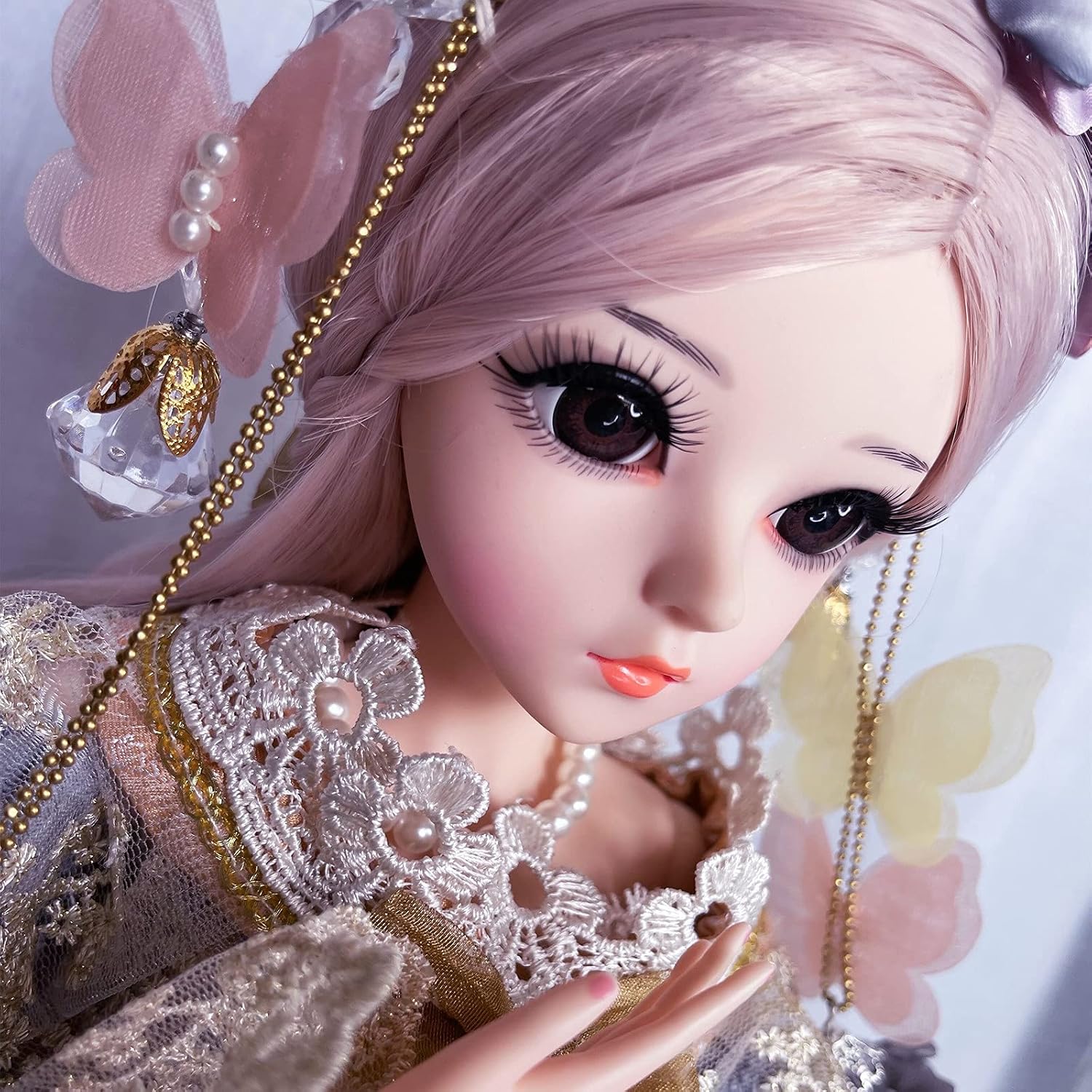 60% Off Discount Onetti 1/3 Doll BJD Dolls 23.6 Inch 18 Ball Jointed Doll Gorgeous Dress and Exquisite Makeup，The Perfect for Girls (Carina)