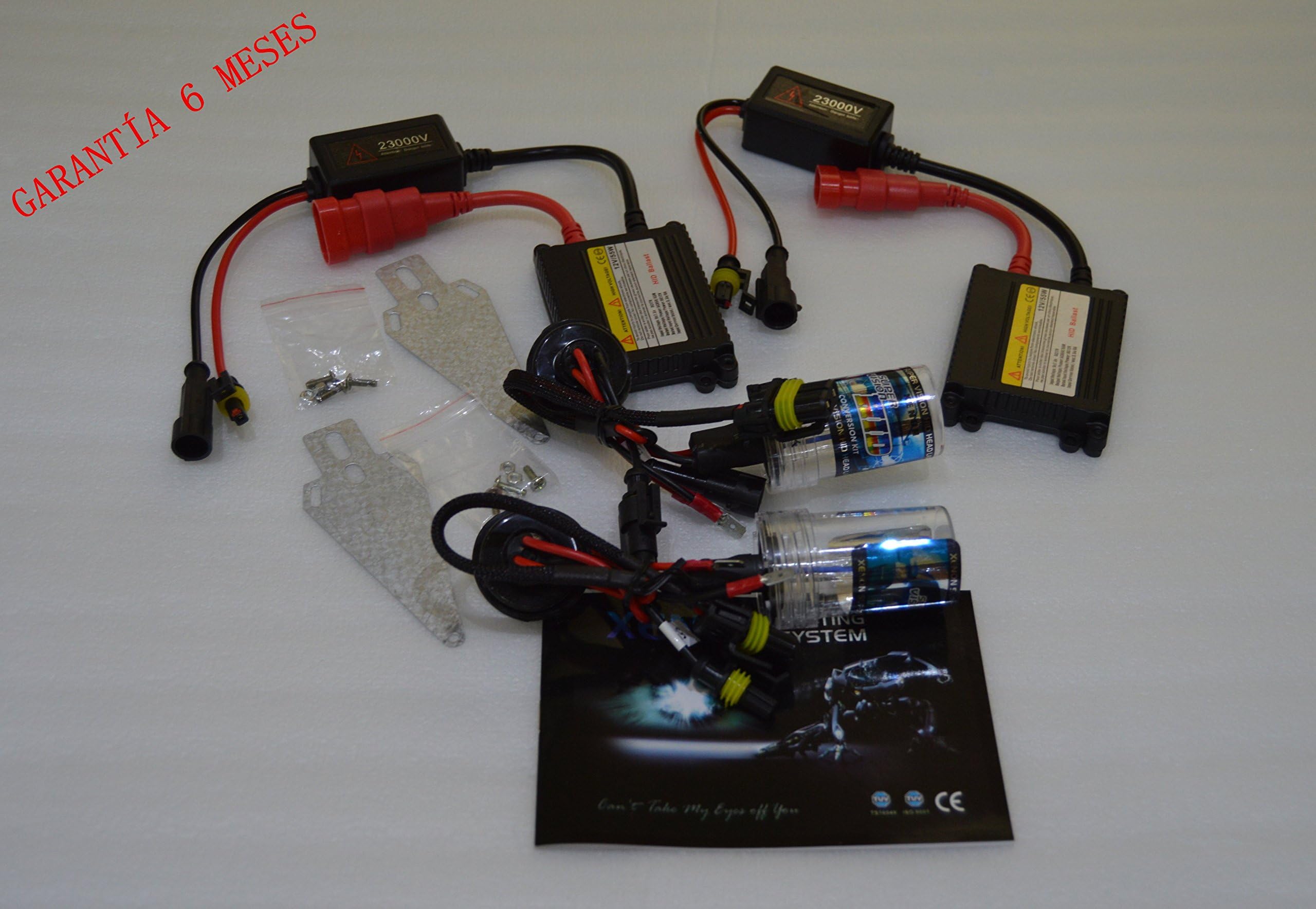 AC Xenon Kit H1ย 55ย W 6000ย K Slim Equip balastros