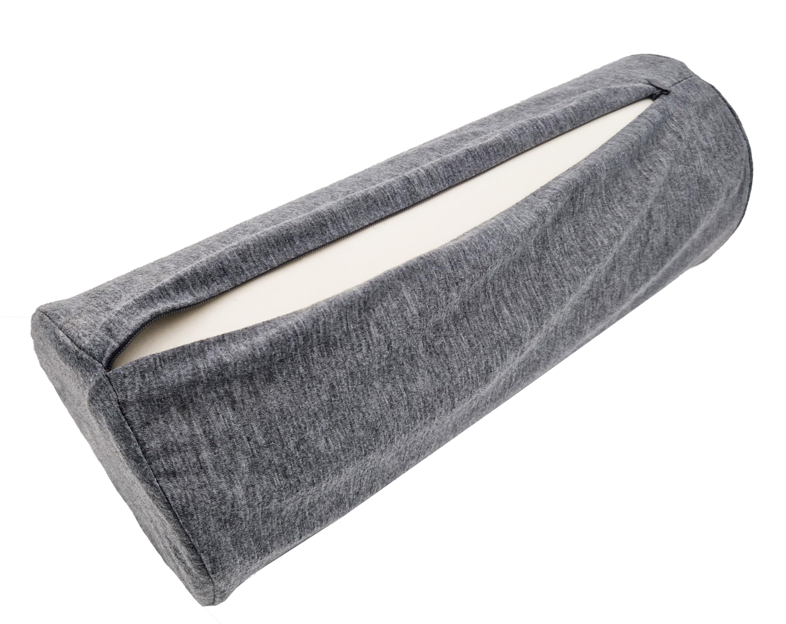 Tiga-Med Orthopädische Nackenrolle, Schaumstoff, Schwarz oder Anthrazit, 40x15cm, Abnehmbarer & waschbarer Bezug, für Nacken/Knie/Rücken, OEKOTEX Zertifiziert (5, Anthrazit)