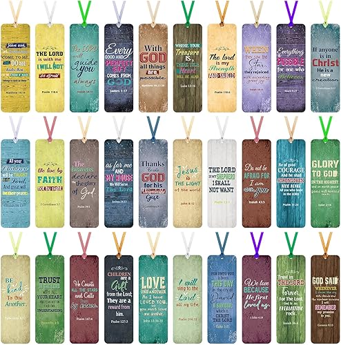 Paquete de 120 marcadores cristianos para hombres, marcadores de libros cristianos inspiradores, regalos cristianos para mujeres, clips de página