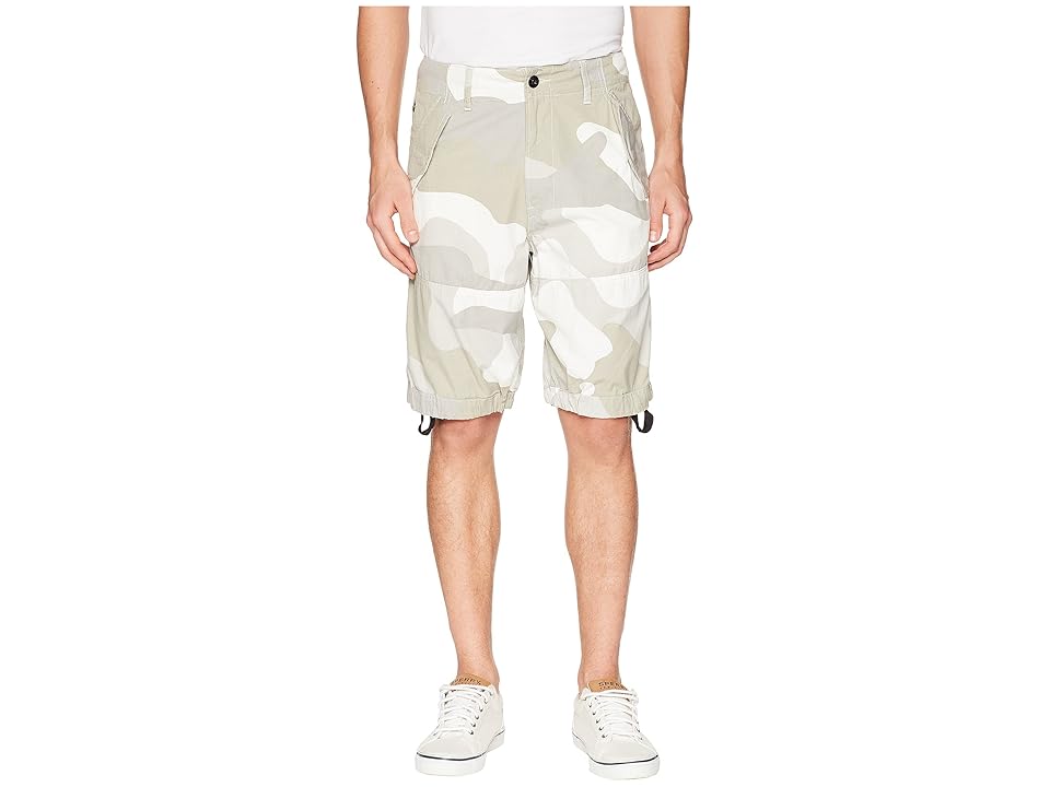 

G-Star Rovic loose 1/2 Shorts (Milk/Industrial Grey All Over) Men's Shorts