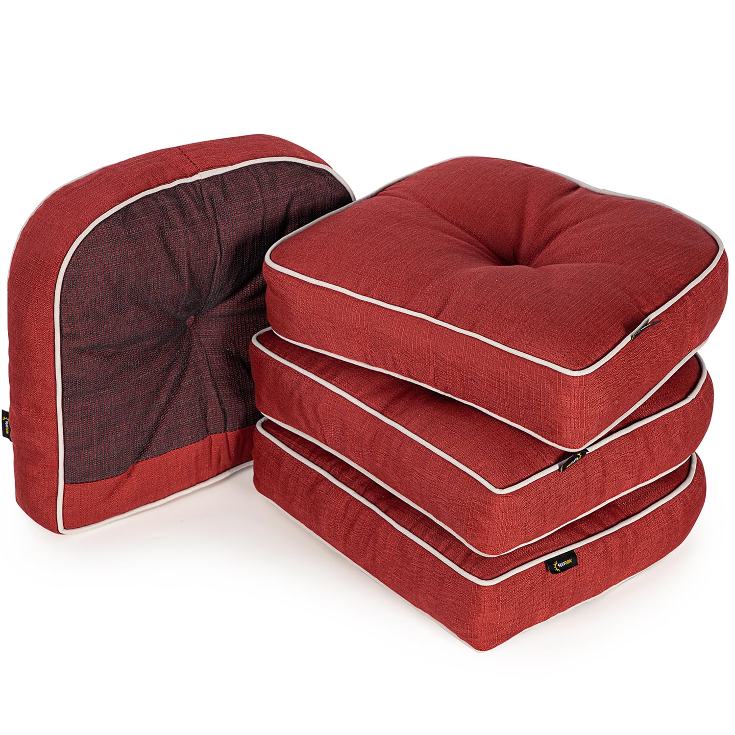 SUNROX LokGrip Non Slip Gel Memory Foam Chair Cushions for Tailbone