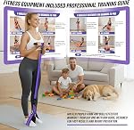 Ayombo Upgrade Pedal Resistance Band with Handle, Adjustable Tube Foot Pedal Device Puller Exercise Bands, For Abs Arm Leg Waist Workout, Core Pilates, Sit Up Exercise Equipment for Full Body Training