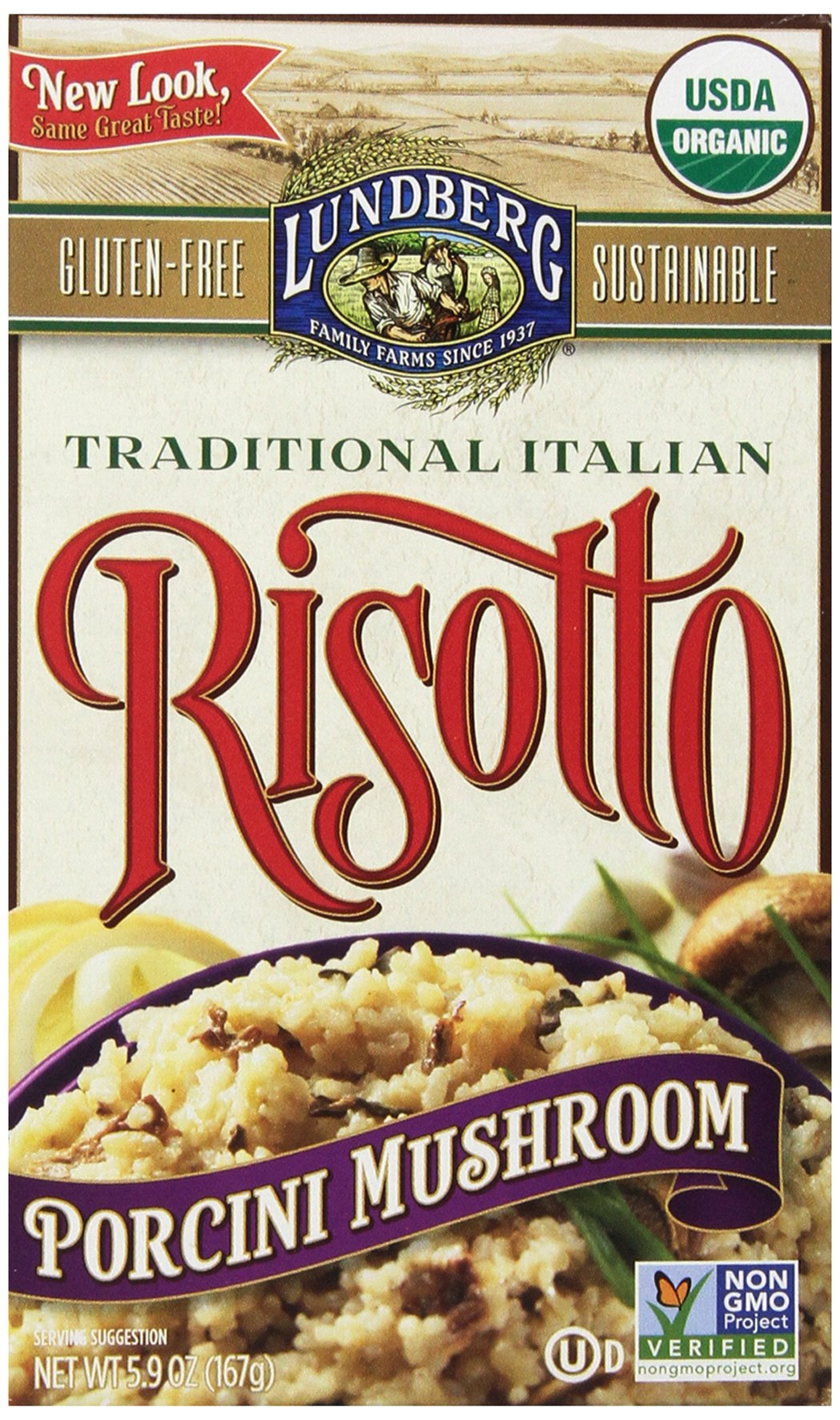 Lundberg Family Farms Risotto, Porcini Mushroom, 5.9 Ounce
