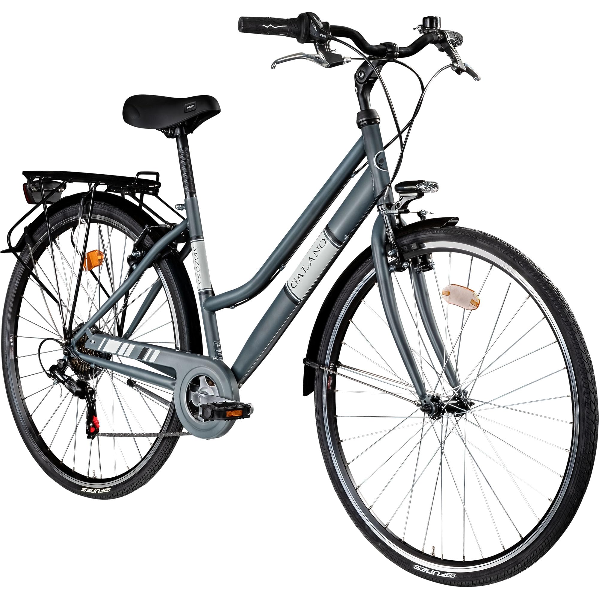 Galano Arizona Damen Fahrrad 28 Zoll Stadtrad 7 Gänge Hollandrad Citybike Damenfahrrad Retro V-Brakes Sport & Freizeit