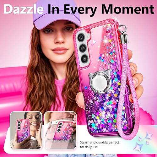 Miniatura 72 de NGB Supremacy Funda compatible con Samsung Galaxy S22 Plus (5G de 6.6 pulgadas) con protector de pantalla (cobertura máxima, TPU flexible), soporte